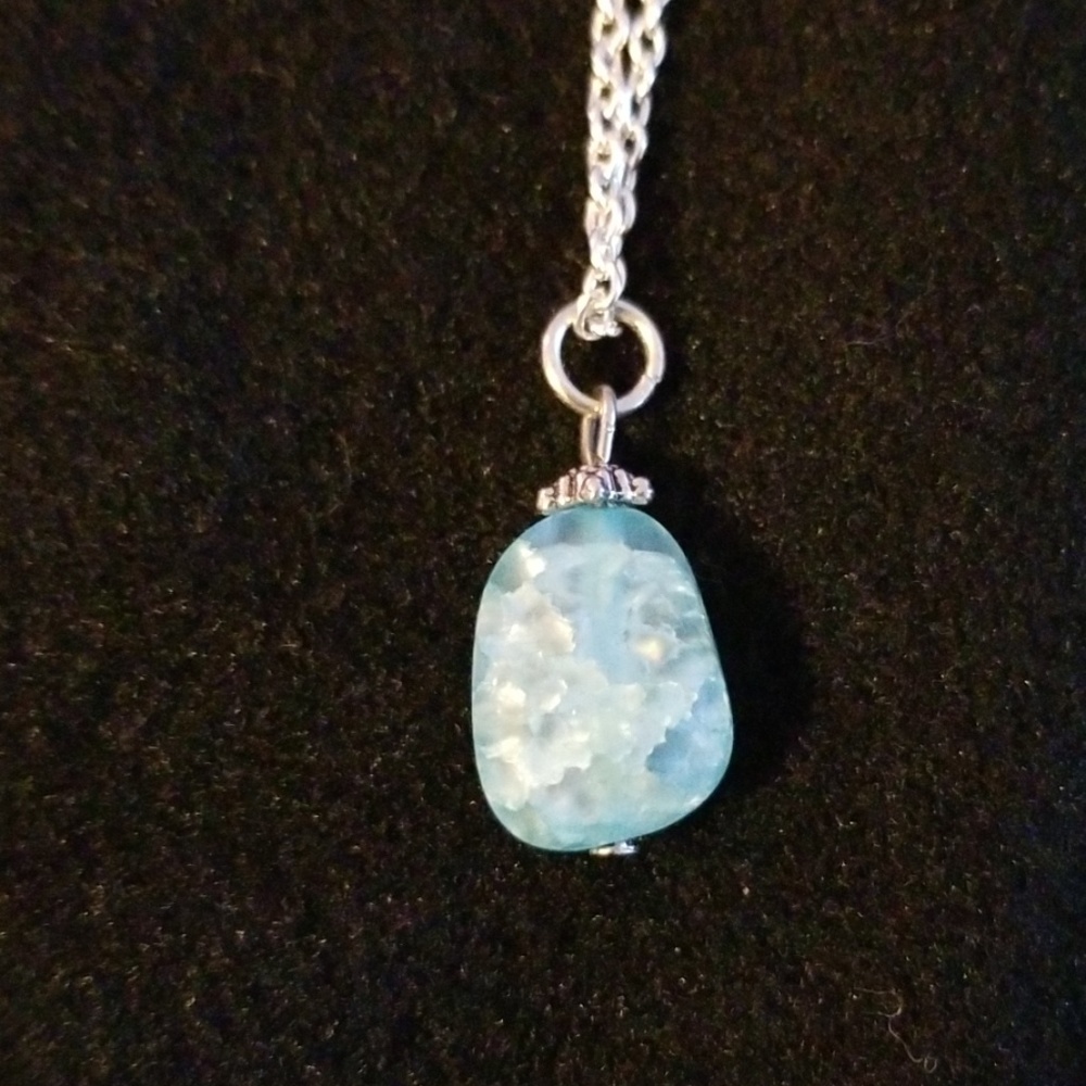 Sea Glass Charm Necklace